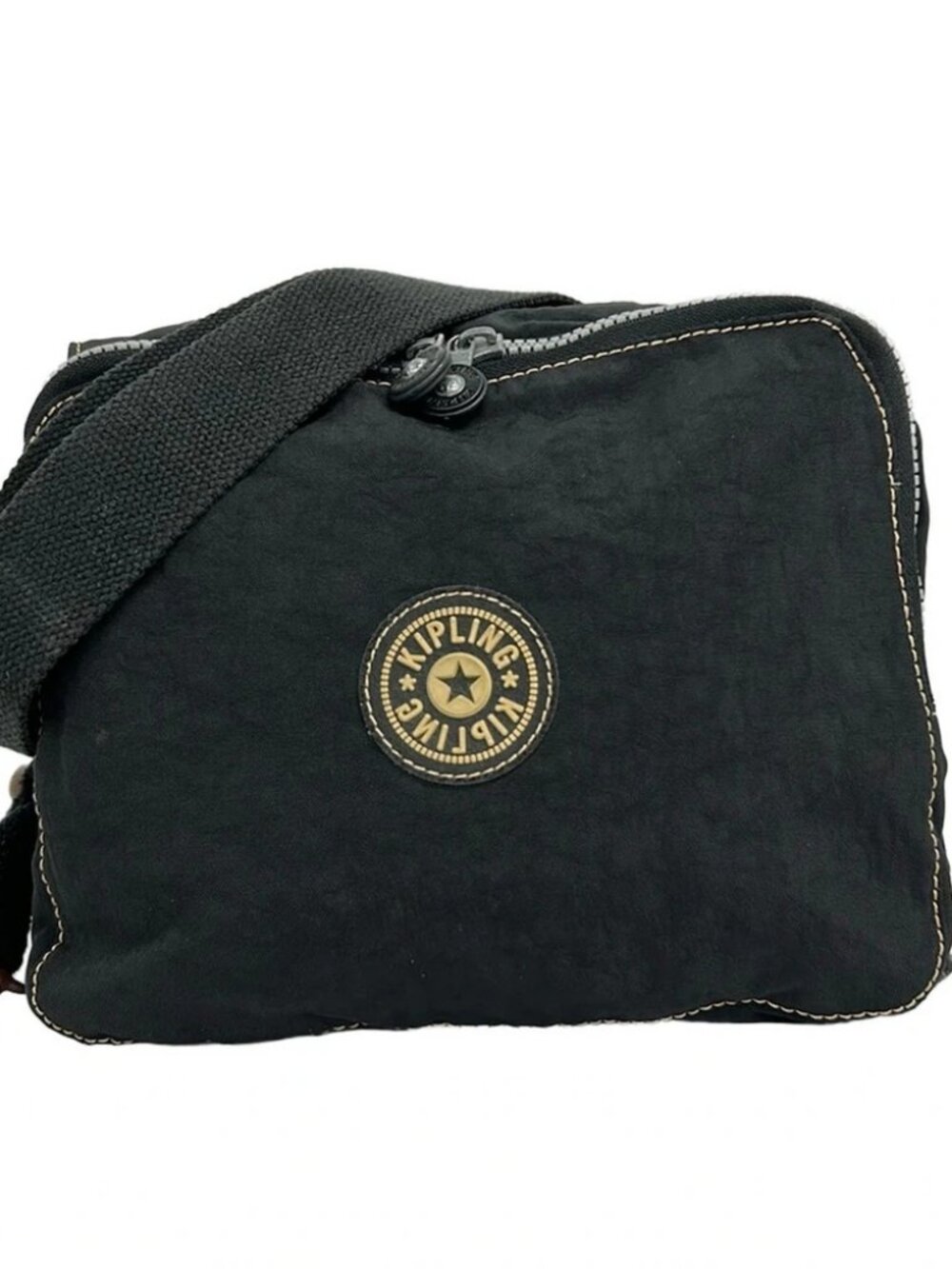 Kipling Black Nylon Shoulder Bag